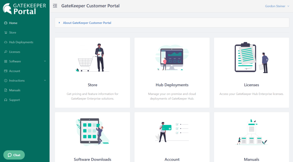 GateKeeper Proximity Enterprise Client application for passwordless proximity login for Windows and Mac.