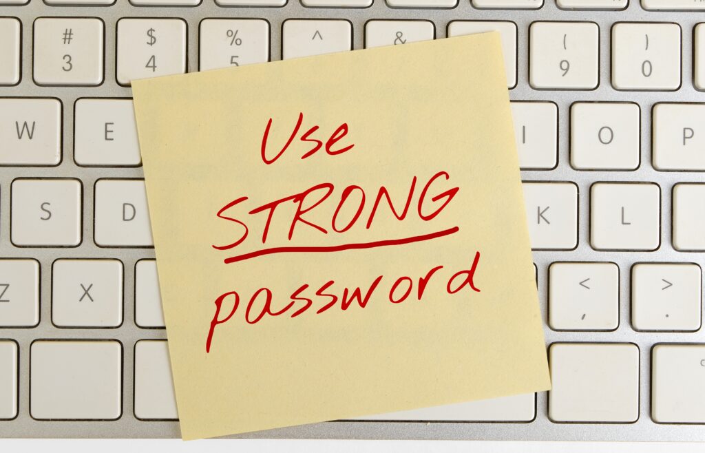 Use strong passwords