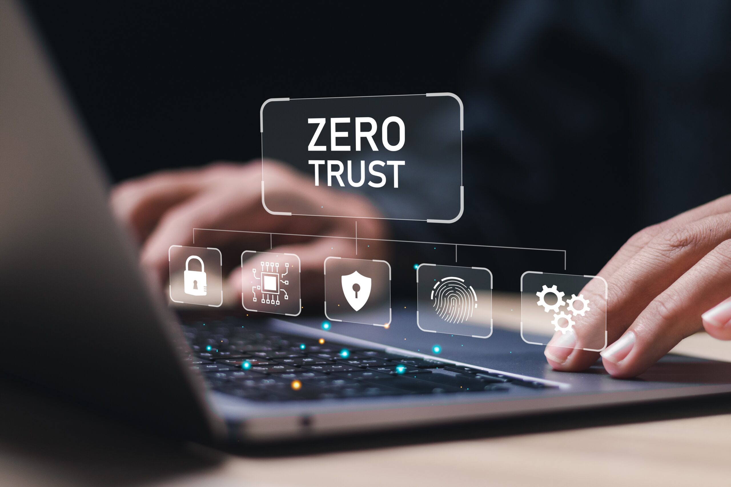 Zero,Trust,Security,Concept,,Businessman,Use,Laptop,With,Virtual,Zero Zero,Trust,Security,Concept,,Businessman,Use,Laptop,With,Virtual,Zero