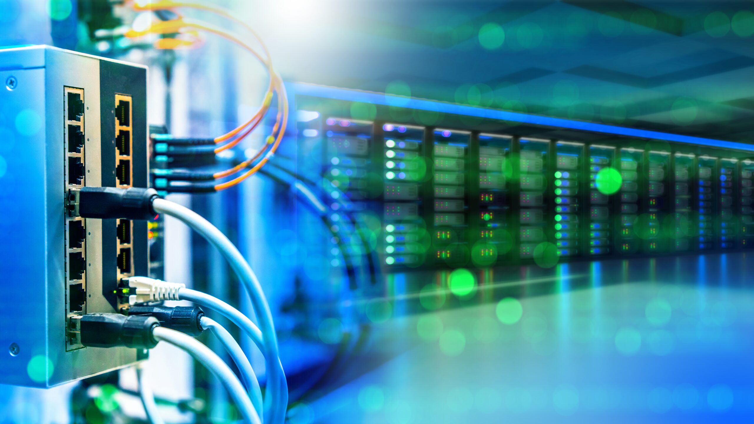 Network,Hardware.,Telecommunication,Technologies.,Server,Room.,Modem,With,Fiber,Optic Network,Hardware.,Telecommunication,Technologies.,Server,Room.,Modem,With,Fiber,Optic